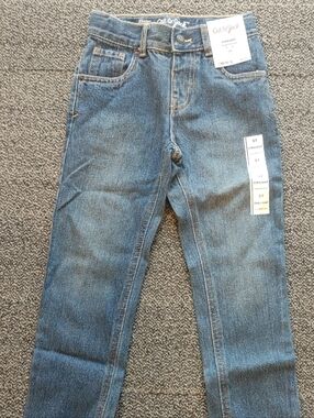 Cat & Jack Straight Leg Denim Jeans in Blue Wash
